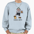 Andy Capp Toon Army Sweatshirt - Custom Art Print Men Women