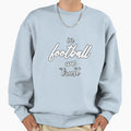 Beautiful Game Football Sweatshirt - Minimalist Print for Adults