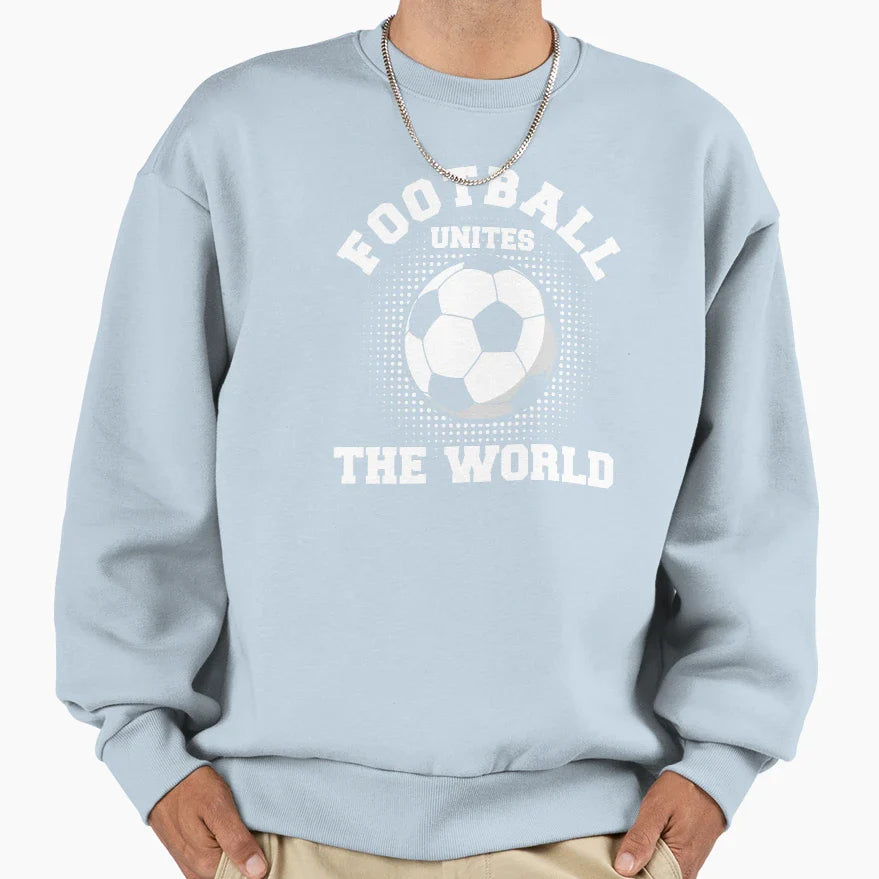 Football Unites World Sweatshirt - Custom Art Print for Adults