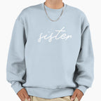 Sister Elegant Texted Family Gift T-Shirt - Novelty Apparel Men Women