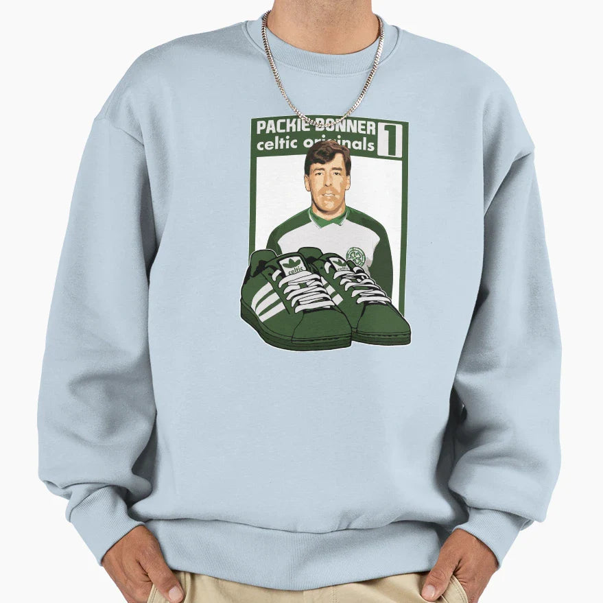 Celtic Originals Packie Bonner Sweatshirt - Trendy Graphic Unisex
