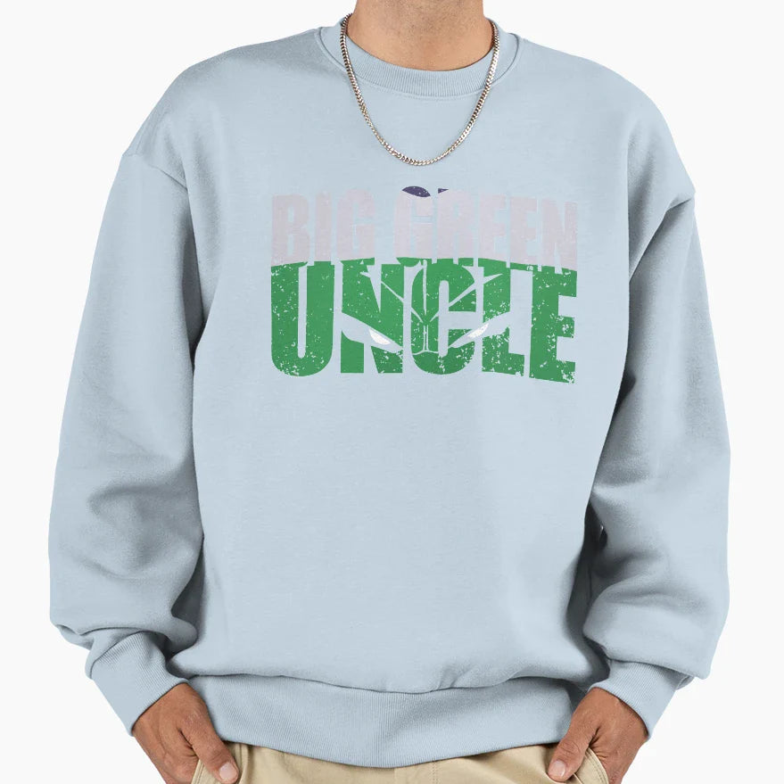 Big Green Uncle Sweatshirt - Streetwear Style Men Women