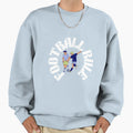 Football Sweatshirt - Minimalist Print for Adults