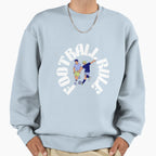 Football Sweatshirt - Minimalist Print for Adults