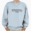 Football Sweatshirt - Aesthetic Graphic Unisex