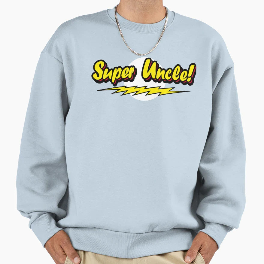 Best Gift Uncle Sweatshirt - Minimalist Print for Adults