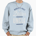 Mens Worlds Most Badass Uncle Sweatshirt - Fun Novelty Design for Adults