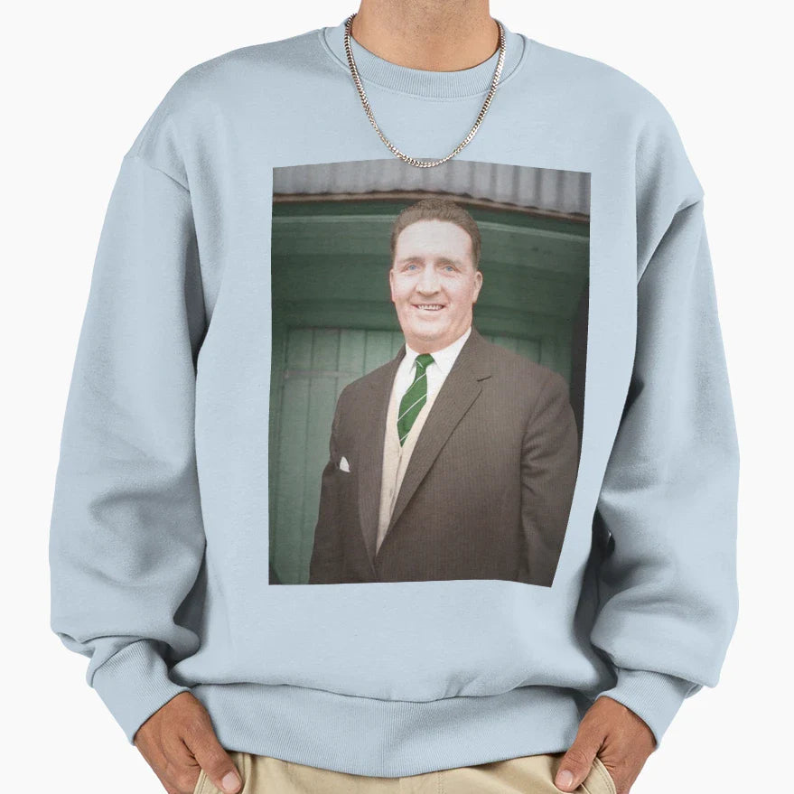 Jock Stein Celtic Legend Sweatshirt - Unique Graphic for Adults