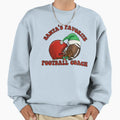 Santas Favorite Football Coach Sweatshirt - Aesthetic Graphic for Adults