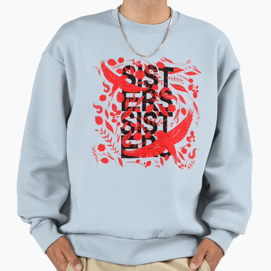 Sisters Sisters Sweatshirt - Unique Graphic Unisex