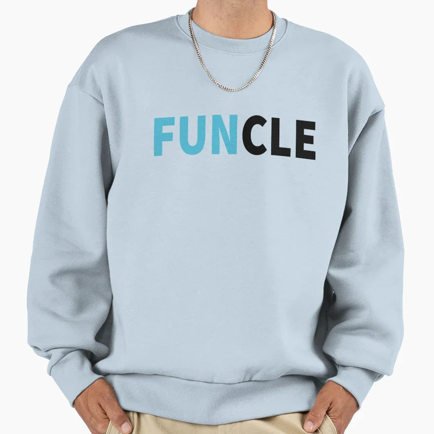 Funcle Uncle Sweatshirt - Minimalist Print for Adults