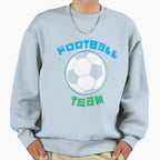 Football Team Sweatshirt - Minimalist Print Men Women