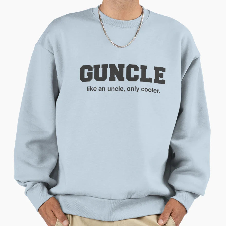 Guncle Like Uncle Only Cooler T Hoodie - Casual Everyday Wear Unisex
