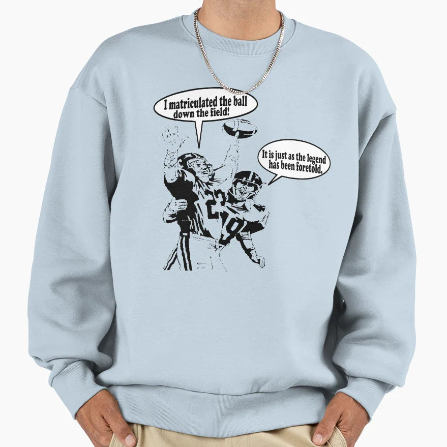 Football Legend Sweatshirt - Custom Art Print for Adults