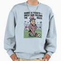 Hands Pockets Text Heavy Sweatshirt - Graphic Print Men Women