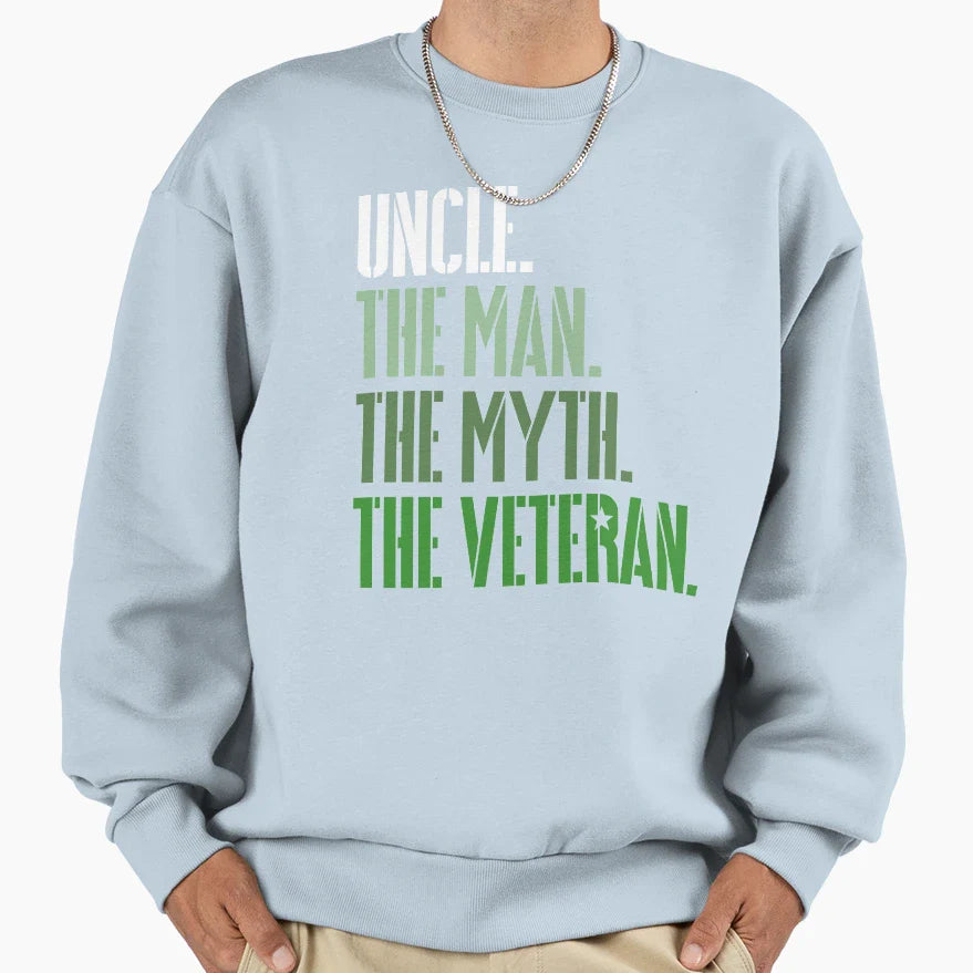 Veterans Day Uncle Myth Veteran Gear T-Shirt - Aesthetic Graphic for Adults