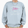 Cheerleading Sister Sweatshirt - Custom Art Print for Adults