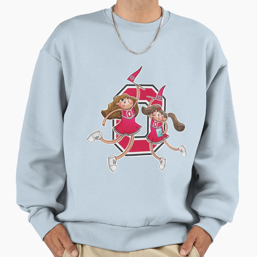 Go Team Sweatshirt - Custom Art Print Unisex