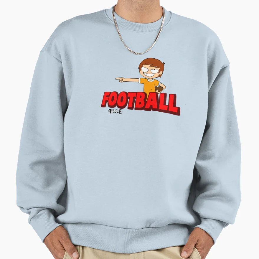Football Sweatshirt - Streetwear Style for Adults