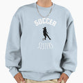 Soccer Sisters Womens Football Sweatshirt - Graphic Print for Adults