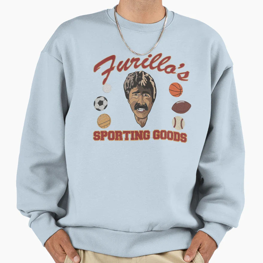 Furillos Sporting Goods Sweatshirt - Aesthetic Graphic for Adults