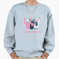 Sister Squad Sisters Day Black Sweatshirt - Aesthetic Graphic Men Women