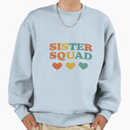 Sister Squad Fun Matching Sister T-Shirt - Aesthetic Graphic Men Women