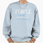 Funcle Fun Uncle Sweatshirt - Minimalist Print for Adults