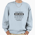Fun Little Sister Gifts Little Sweatshirt - Trendy Graphic Men Women