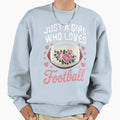 Just Who Loves American Sweatshirt - Casual Everyday Wear Men Women