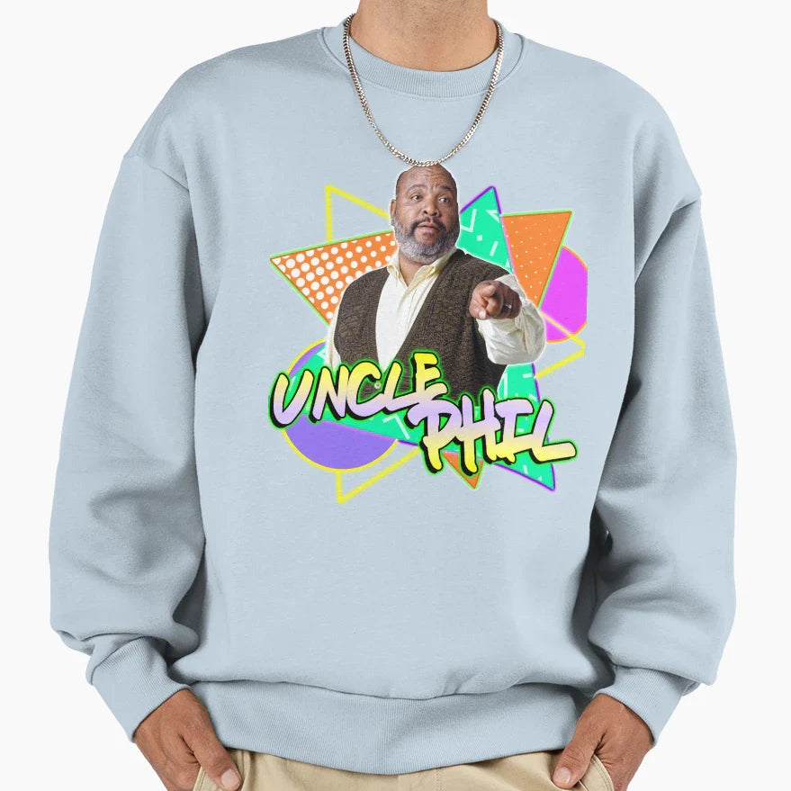 Uncle Phil Fresh Prince 90S Aesthetic Sweatshirt - Unique Graphic Unisex