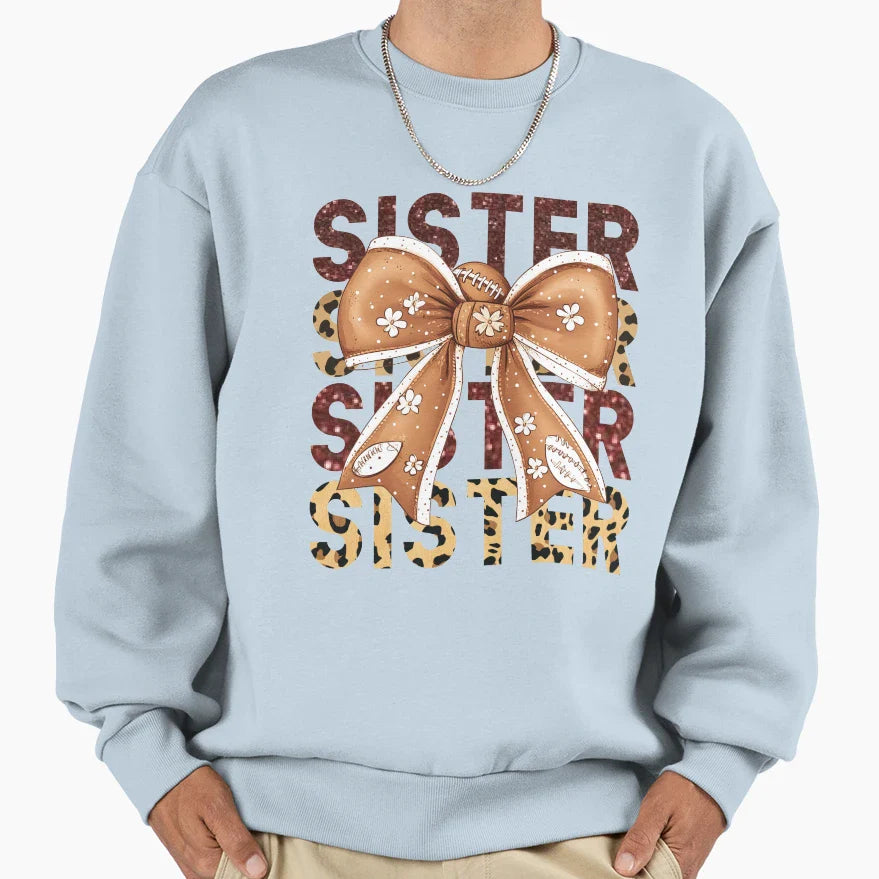 Favorite Football Season Family Sweatshirt - Trendy Graphic Men Women