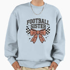 Coquette Bow American Football Sweatshirt - Novelty Apparel for Adults