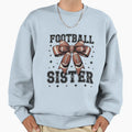 American Football Sister Game Day Sweatshirt - Graphic Print Unisex