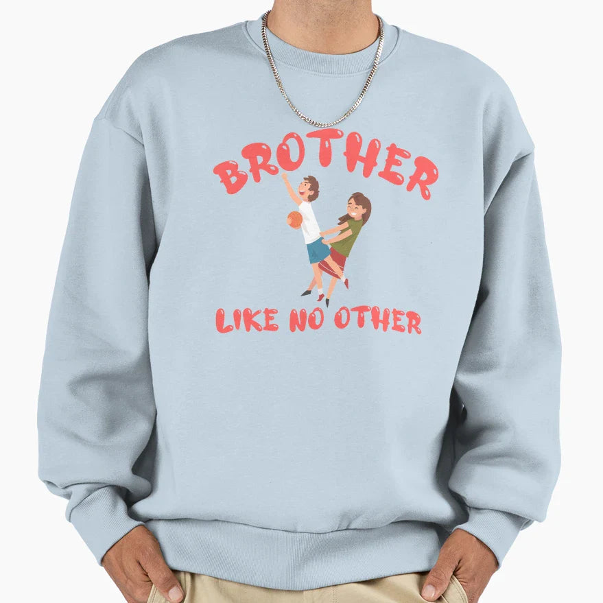Copy Brother Like No Other Red Sweatshirt - Casual Everyday Wear Men Women