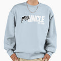 Pit Crew Uncle Race Birthday Matching Sweatshirt - Graphic Print Men Women