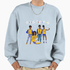 Sigma Afro Friends Gamma Sisters Sweatshirt - Novelty Apparel for Adults