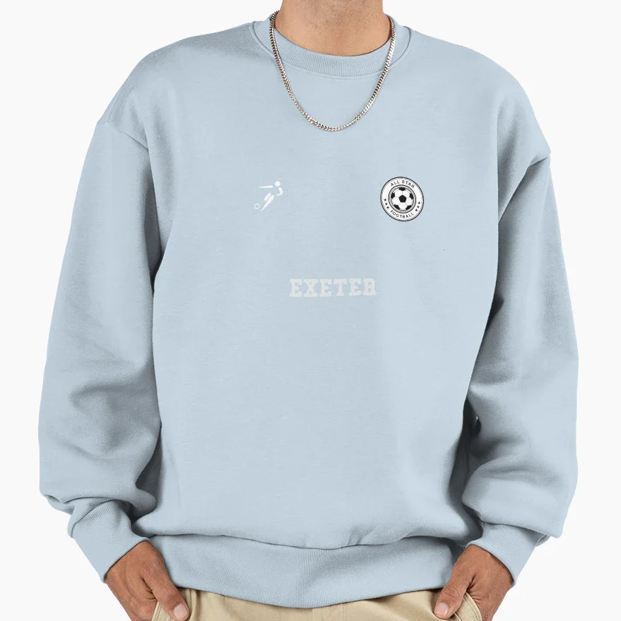 Exeter Football Sweatshirt - Fun Novelty Design Men Women