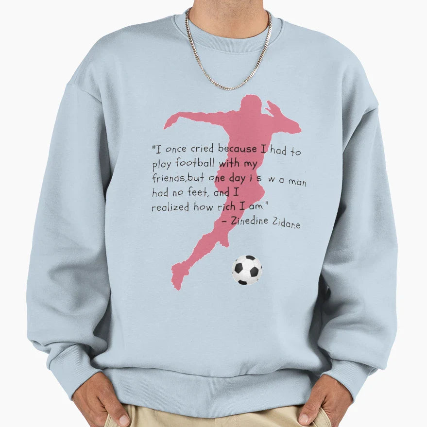 Soccer Sweatshirt - Custom Art Print Men Women