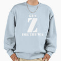Gen Z Win Sweatshirt - Minimalist Print for Adults