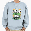 Sister Birthday Soccer Group Sweatshirt - Minimalist Print for Adults