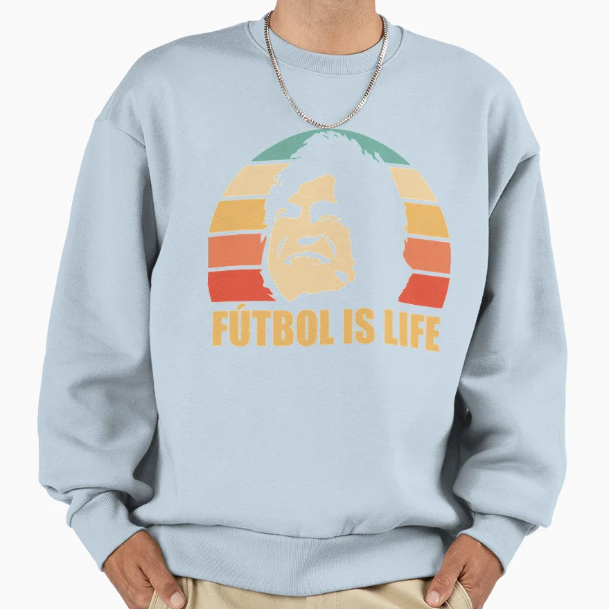 Futbol Is Life Sweatshirt - Aesthetic Graphic Unisex
