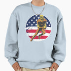 Football Quarterback Sweatshirt - Trendy Graphic Men Women