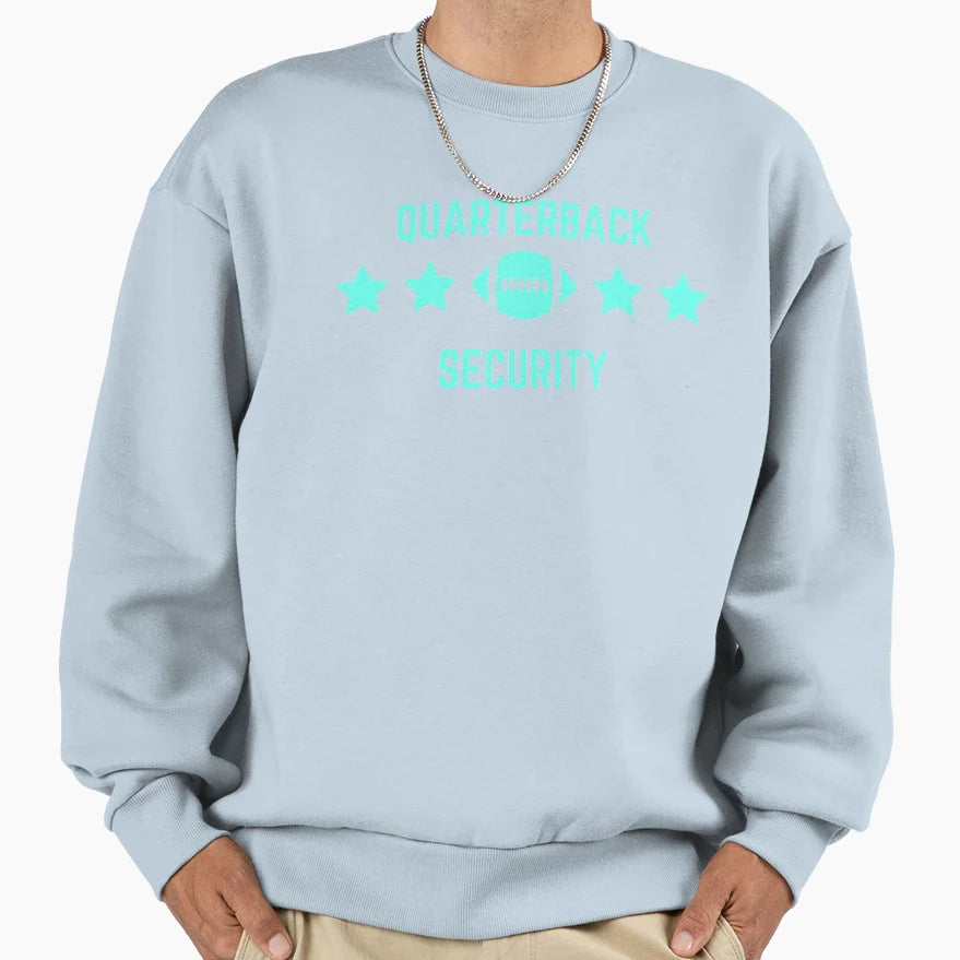 Quarterback Security Sweatshirt - Unique Graphic Unisex