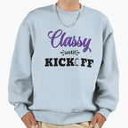 Classy Until Kickoff Football T-Shirt - Casual Everyday Wear for Adults
