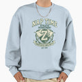 Nap Time Athletic Department Funny Sweatshirt - Trendy Graphic for Adults
