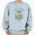 Nap Time Athletic Department Funny Sweatshirt - Trendy Graphic for Adults