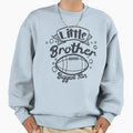 Little Brother And Biggest Fan Sweatshirt - Fun Novelty Design for Adults