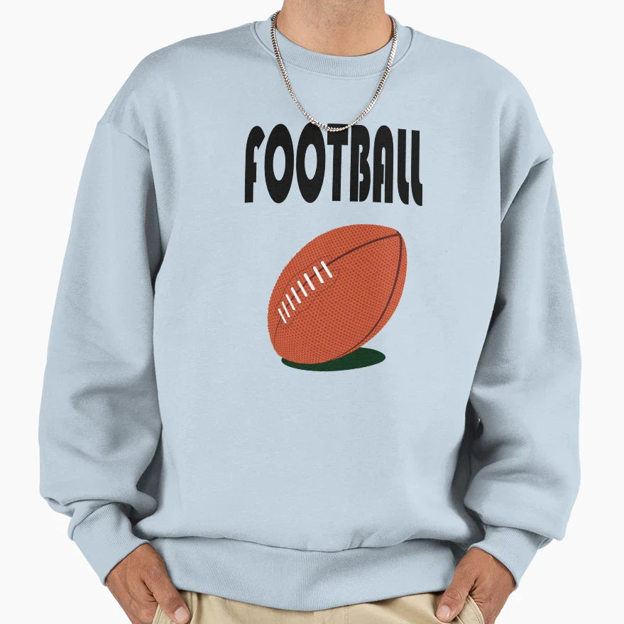 Football Sweatshirt - Aesthetic Graphic Men Women