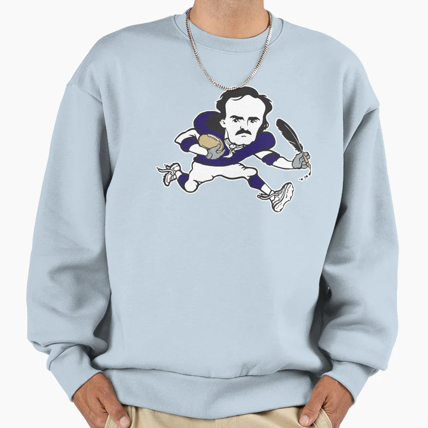 Baltimore Ravens Edgar Allan Poe Nfl Sweatshirt - Unique Graphic for Adults